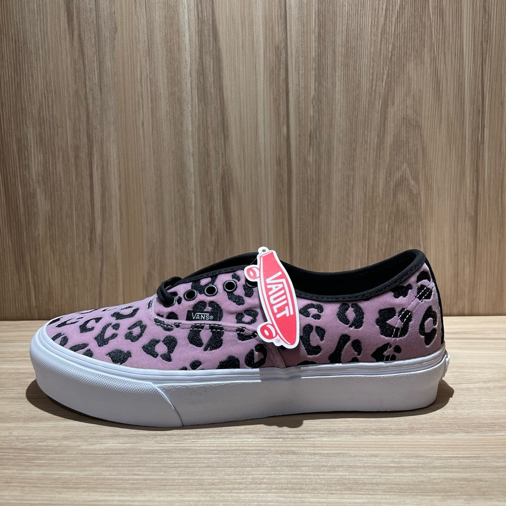 Vans Authentic Velvet Mauve Leopard 9.5